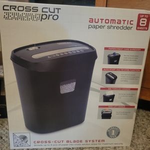 Automatic paper shredder, 8 page